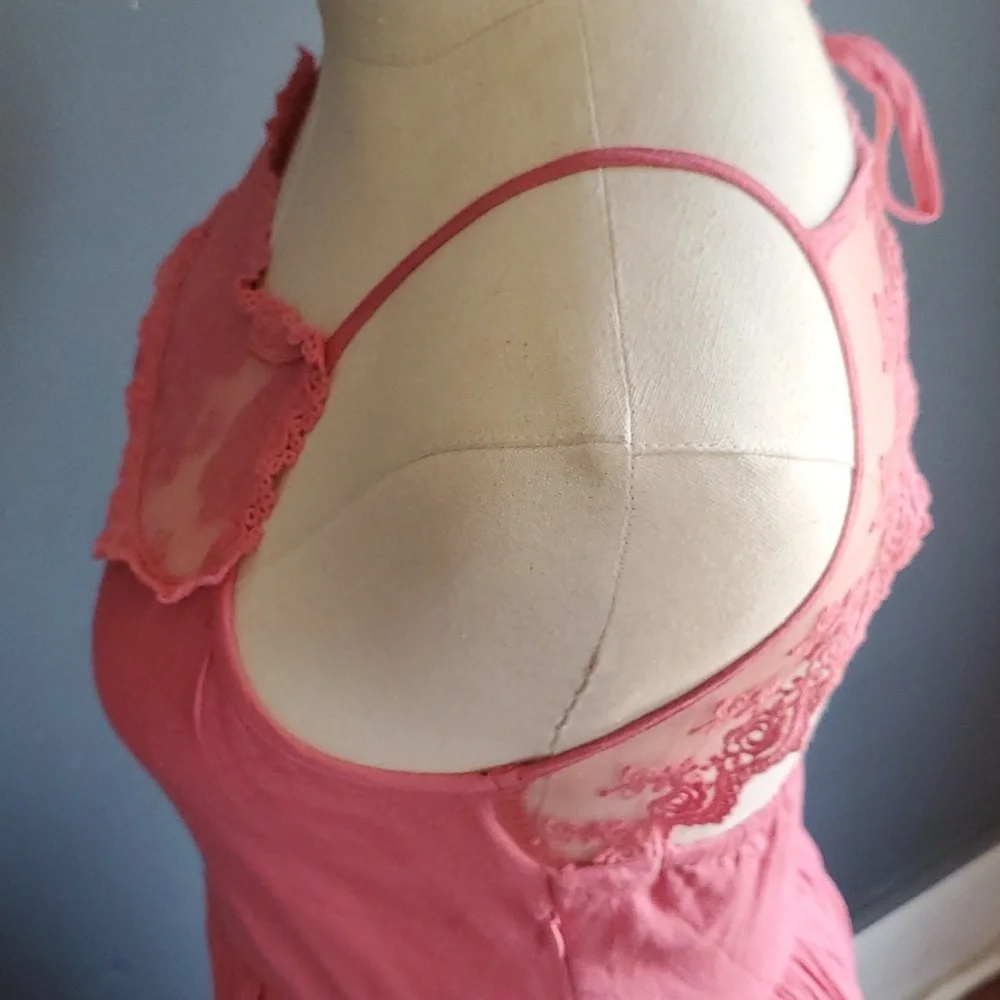 Mia Joy  catrin women pink Barbiecore dress size 12 - Picture 11 of 17